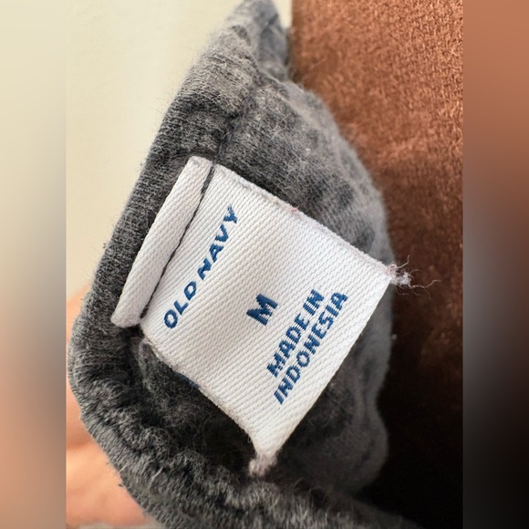 Old Navy Charcoal Animal Print Jumpsuit - Picture 3 of 3